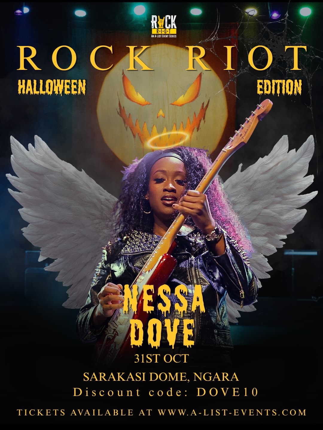 Poster for Rock Riot Halloween Edition