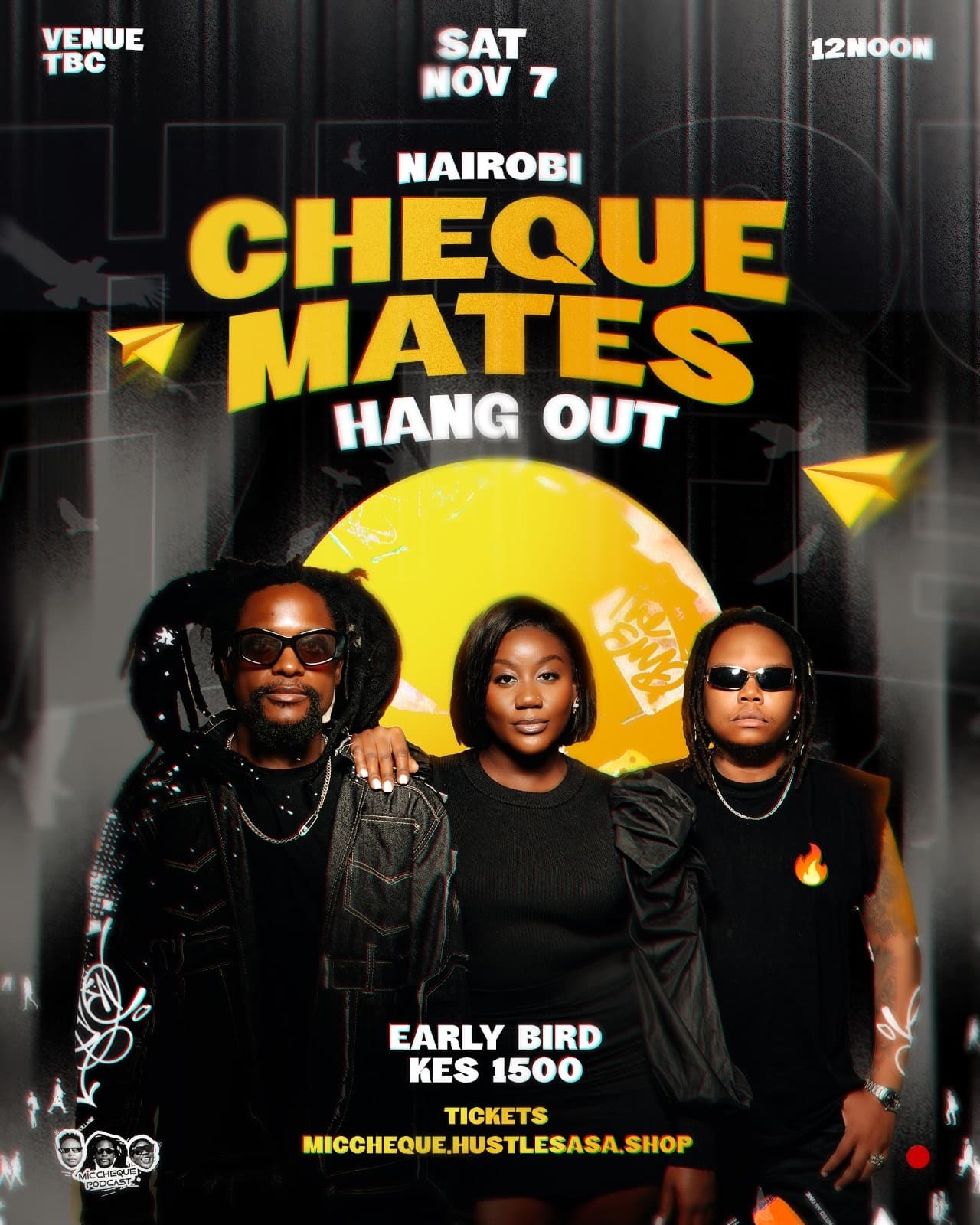 Poster for Nairobi Mic Cheque Mates Hangout