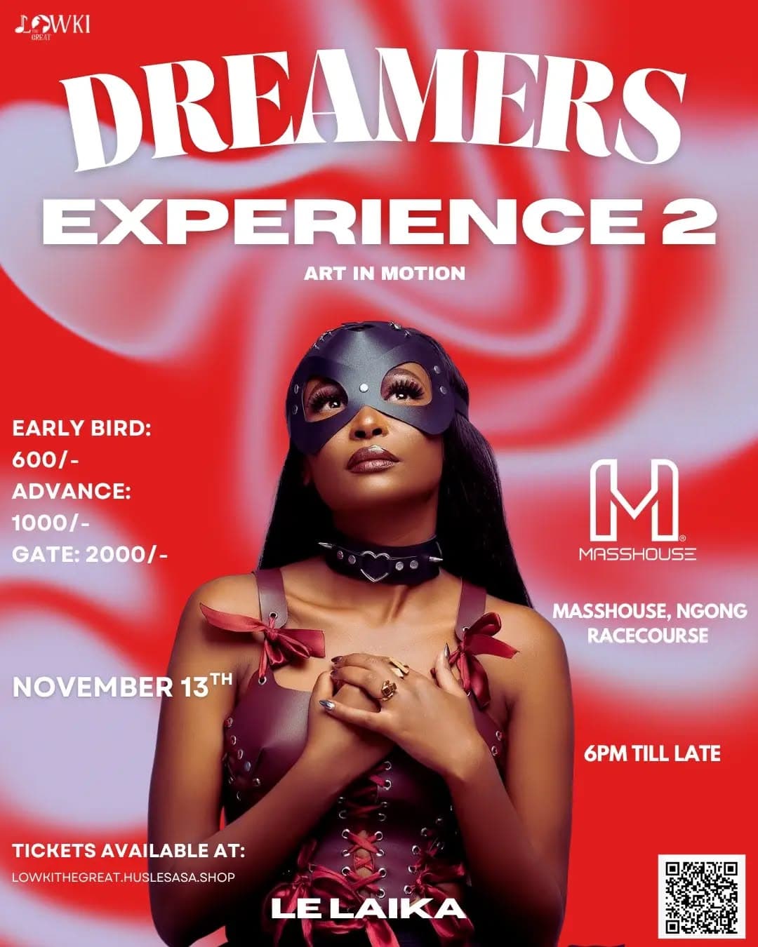 Poster for Dreamers Experience 2: Art In Motion