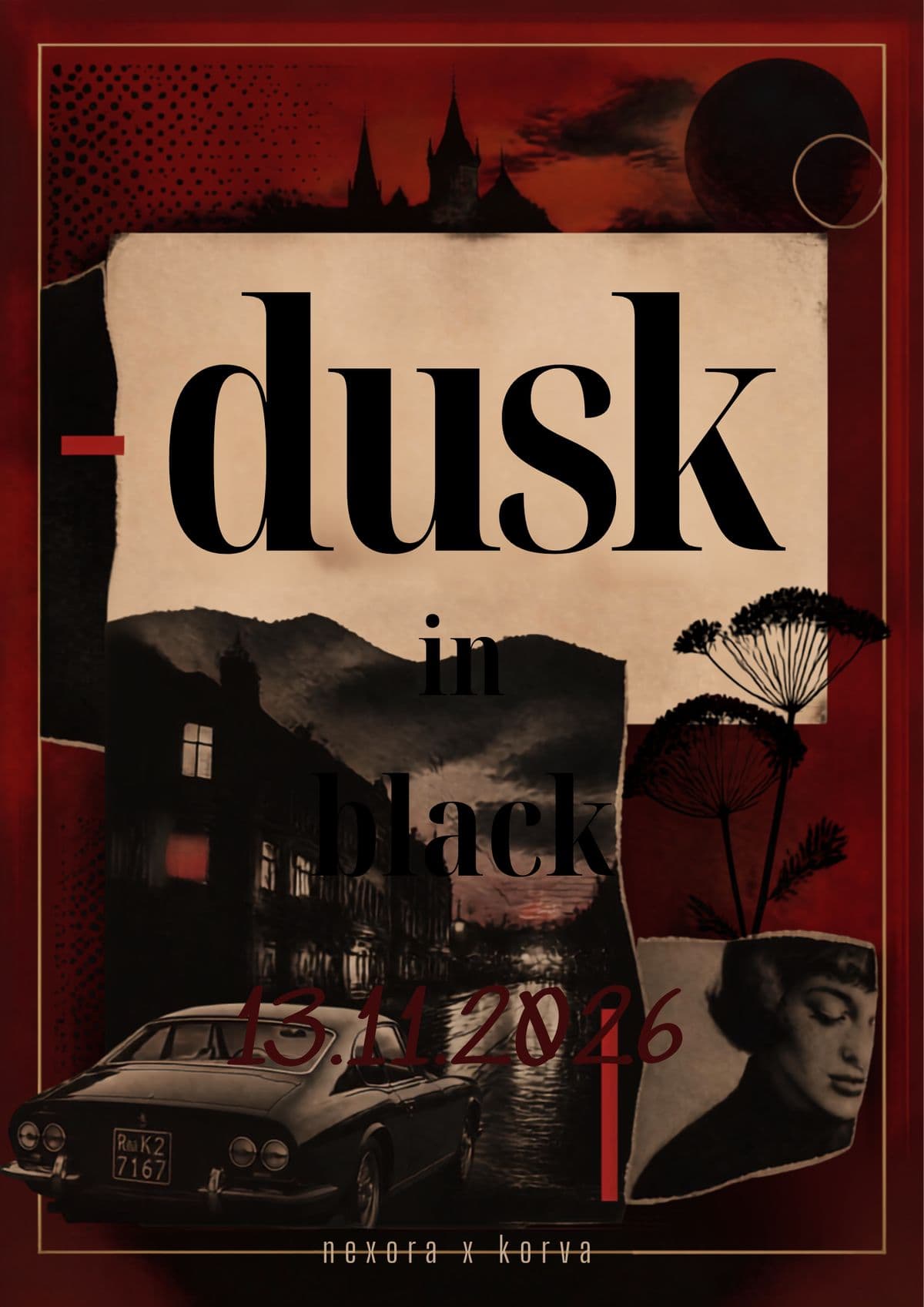 Poster for DUSK IN BLACK (Beauty in chaos)