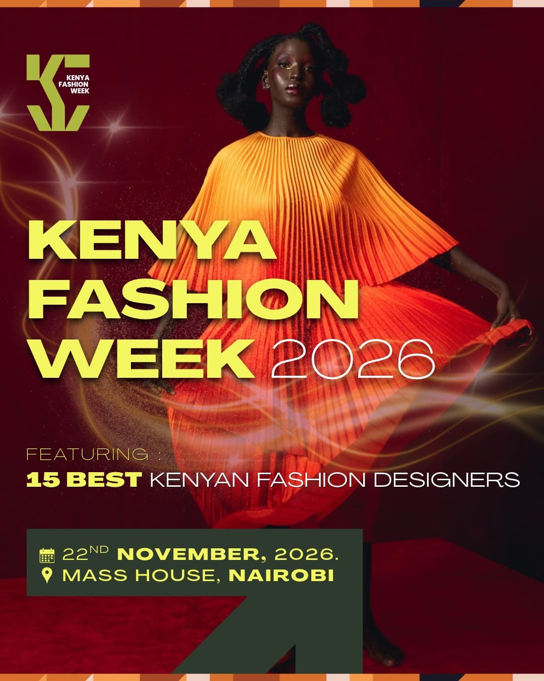 Poster for Kenya Fashion Week 2026