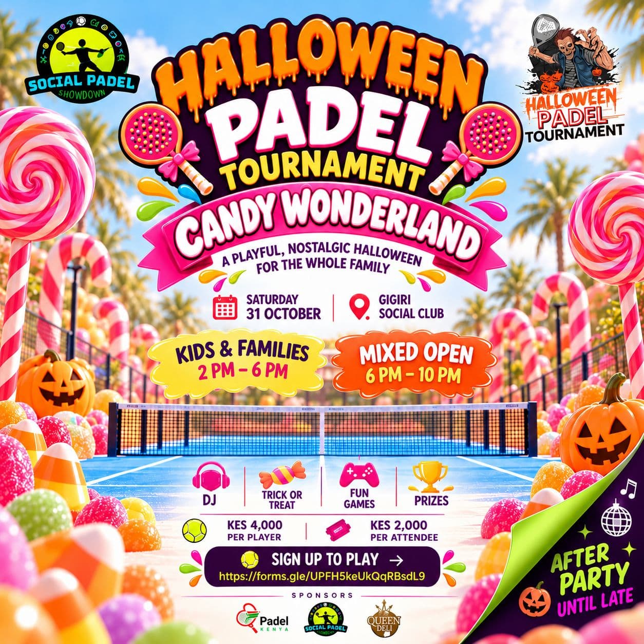 Poster for Halloween Candy Wonderland